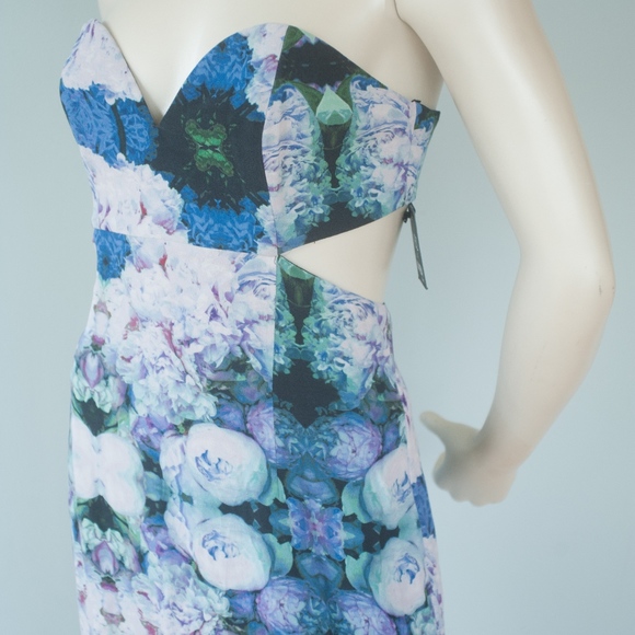 NWT NBD X Naven Twins Floral Bombshell Dress - Picture 6 of 8